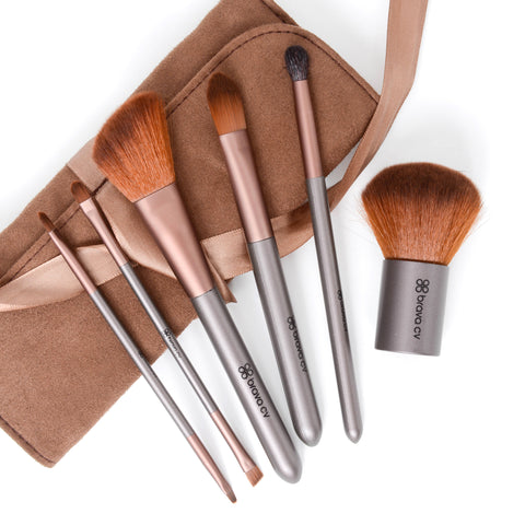 6 Pc. Travel Makeup Brush Set